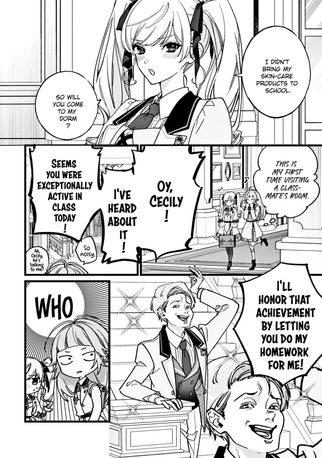 Do-teihen Reijou ni Hyoui Shita 800-nenmae no Akujo wa Hissori Seishun o Tanoshindeiru. Chapter 3 - Page 3
