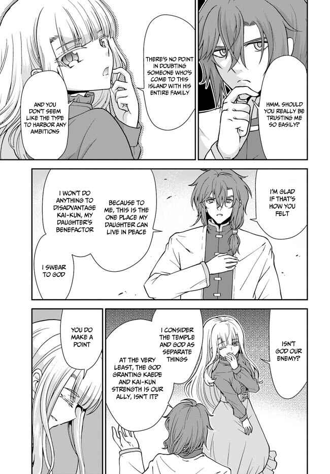 Tenohira Kaitaku Mura de Isekai Kenkokuki ~Fueteku Yome-tachi to Nonbiri Mujintou Life~ Chapter 44 - Page 13