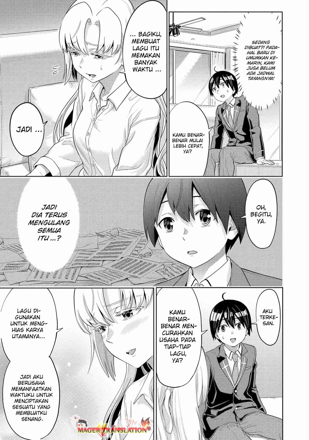 Koukousei WEB Sakka no Mote Seikatsu: "Anta ga Kami Sakka na Wakenai desho" to Boku o Futta Osananajimi ga Koukai Shiteru kedo Mou Osoi Chapter 9 - Page 12