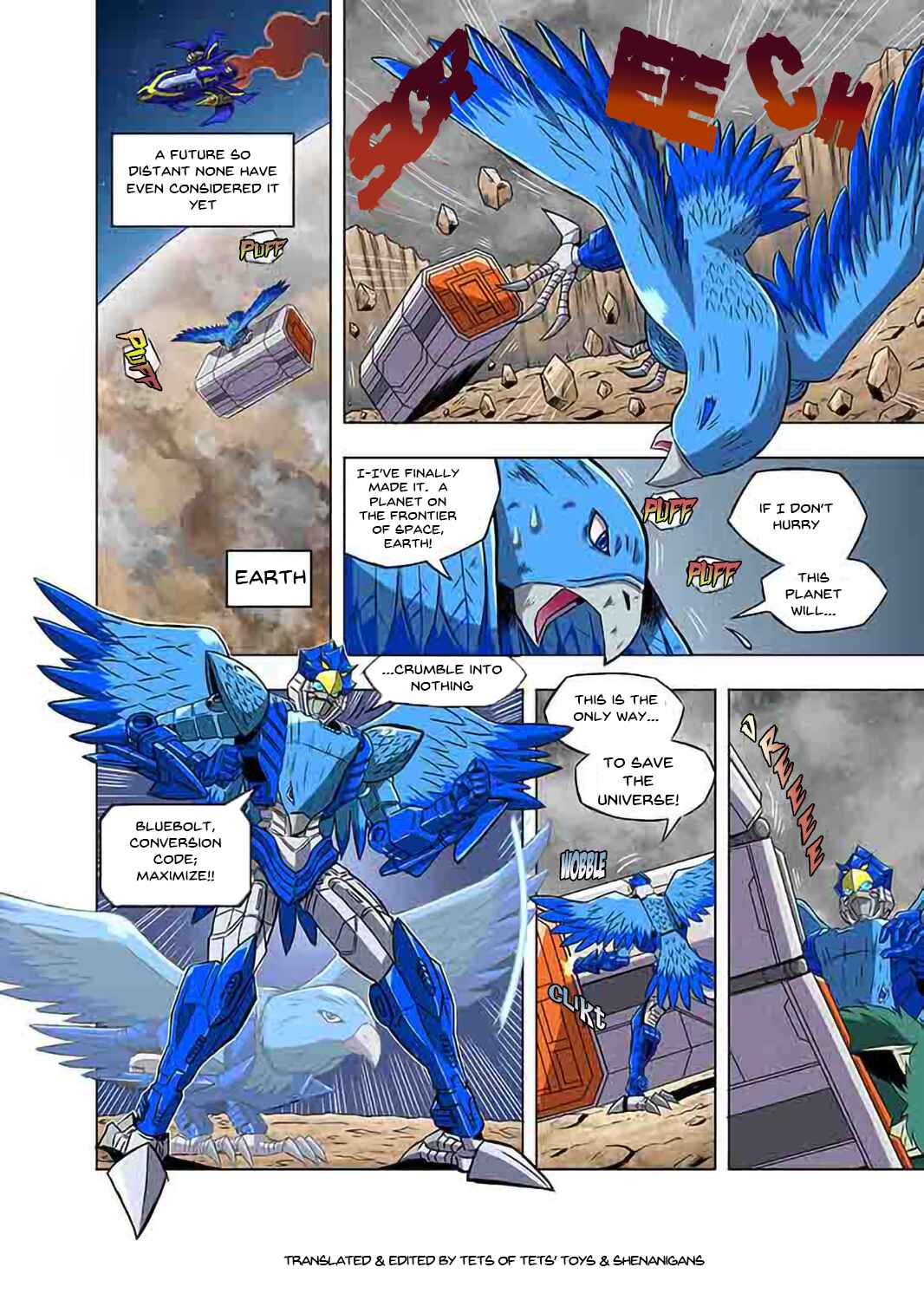 Transformers New Legends Chapter Dark Amber Leo Prime - Page 1