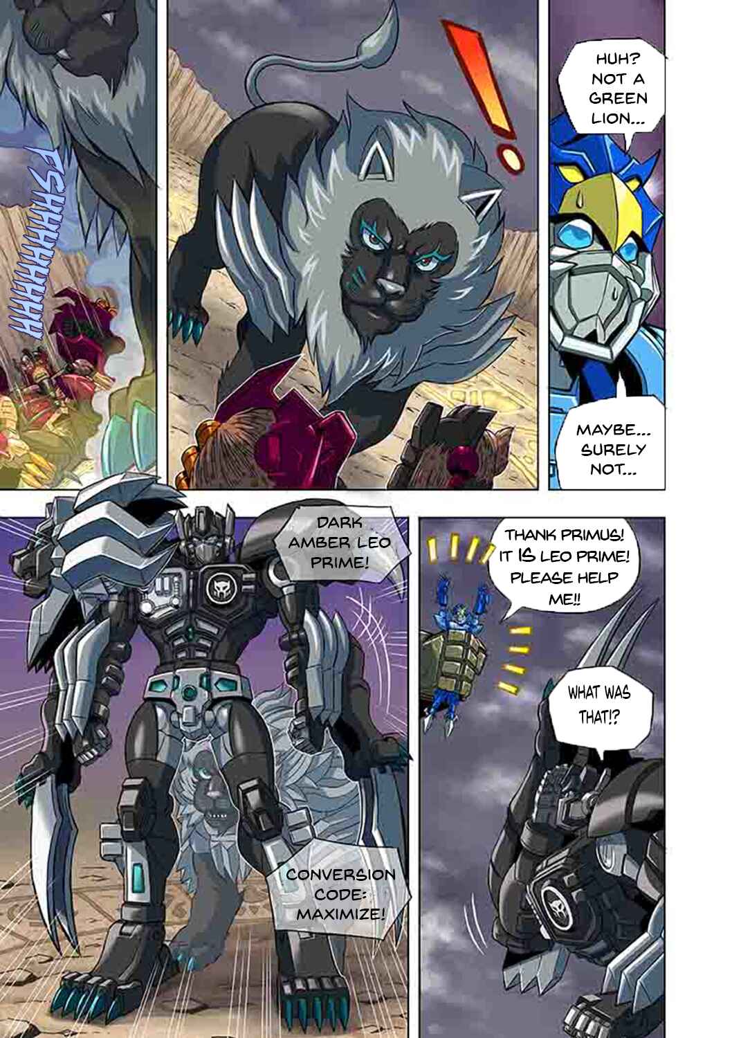 Transformers New Legends Chapter Dark Amber Leo Prime - Page 6