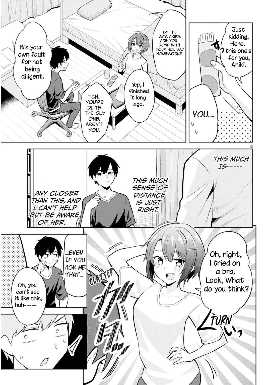 Jitsu wa Imouto deshita. ~Saikin Dekita Giri no Otouto no Kyorikan ga Yatara Chikai Wake~ Chapter 6 - Page 15