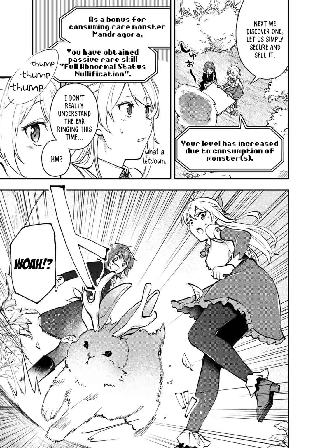 [Pakupaku desu wa] Tsuihou Sareta Ojou-sama no "Monster wo Taberu Hodo Tsuyoku Naru" Skill wa, 1-shoku de 1 Level Up Suru Zendai Mimon no Saikyou Skill deshita. 3-nichi de Jinrui Saikyou ni Narimashita wa! Chapter 7 - Page 17