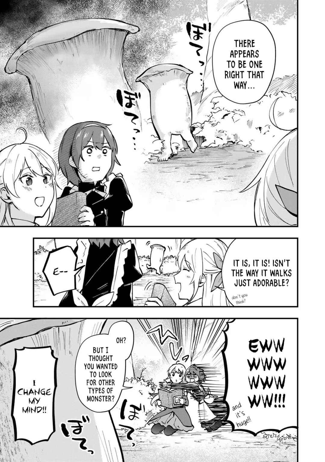 [Pakupaku desu wa] Tsuihou Sareta Ojou-sama no "Monster wo Taberu Hodo Tsuyoku Naru" Skill wa, 1-shoku de 1 Level Up Suru Zendai Mimon no Saikyou Skill deshita. 3-nichi de Jinrui Saikyou ni Narimashita wa! Chapter 7 - Page 5