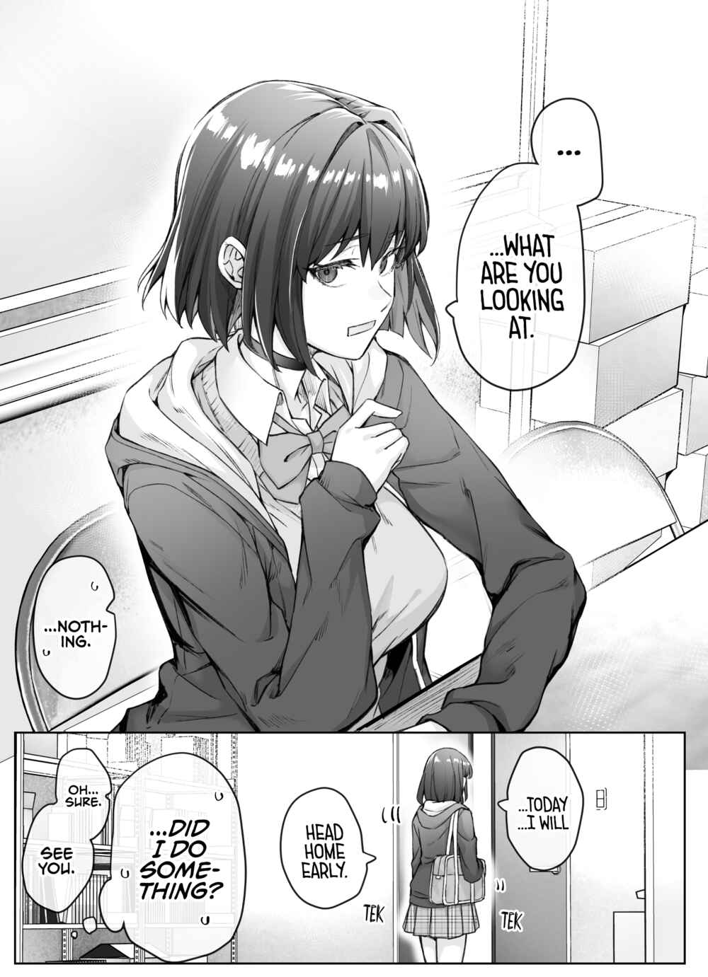 Ichinichi Goto ni Tsun ga Hetteku Tsuntsuntsuntsuntsuntsuntsuntsuntsuntsuntsundere Joshi Chapter 16.1 - Page 1