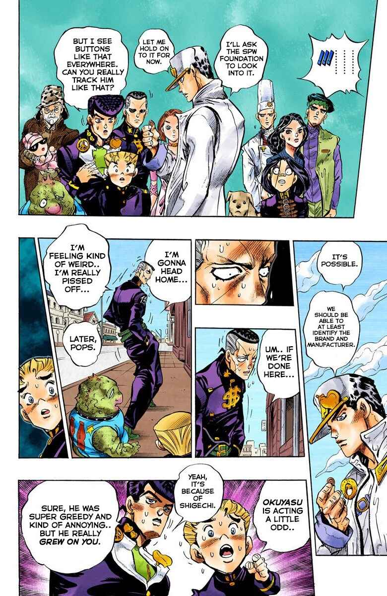 JoJo no Kimyou na Bouken: Part 4 - Diamond wa Kudakenai Color-ban Chapter 82 - Page 13