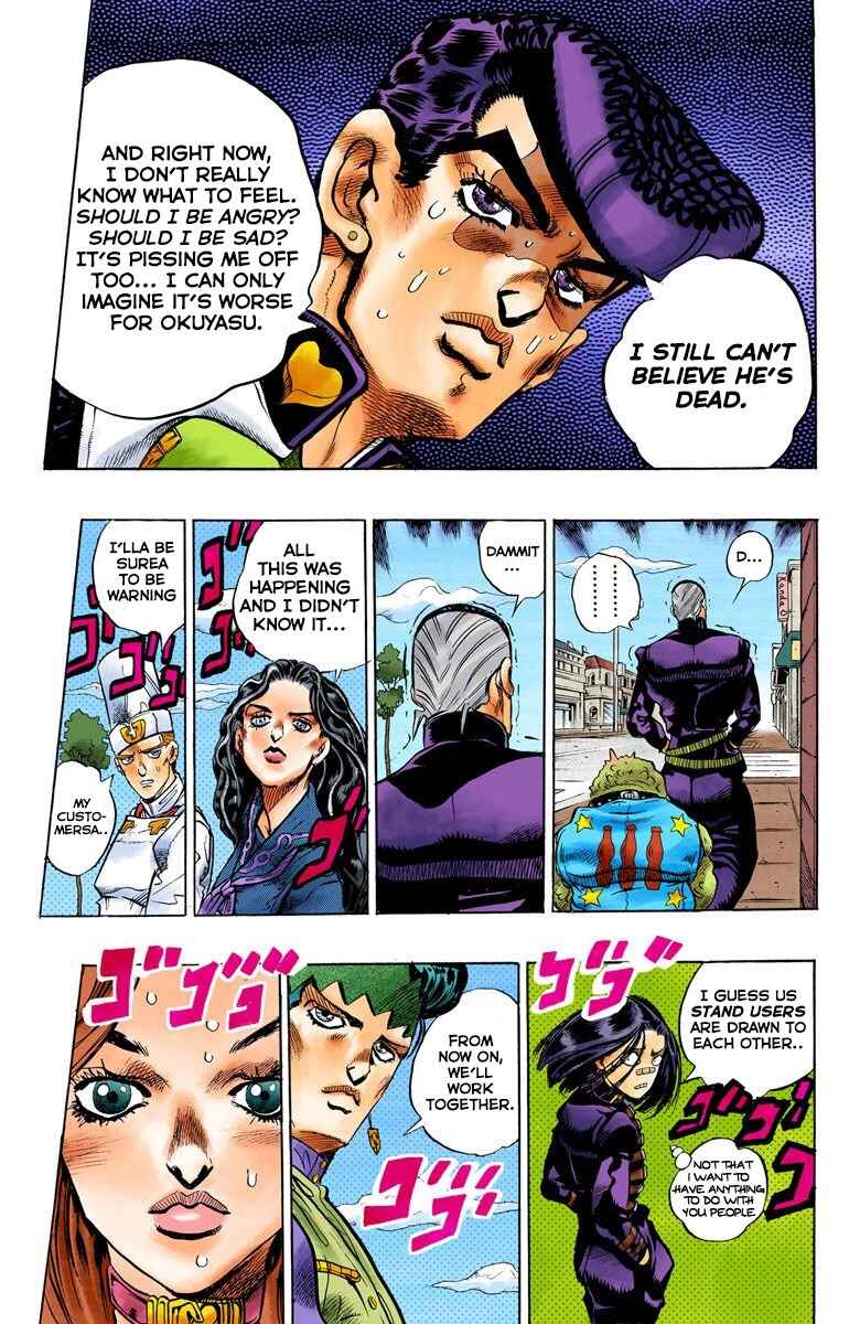 JoJo no Kimyou na Bouken: Part 4 - Diamond wa Kudakenai Color-ban Chapter 82 - Page 14
