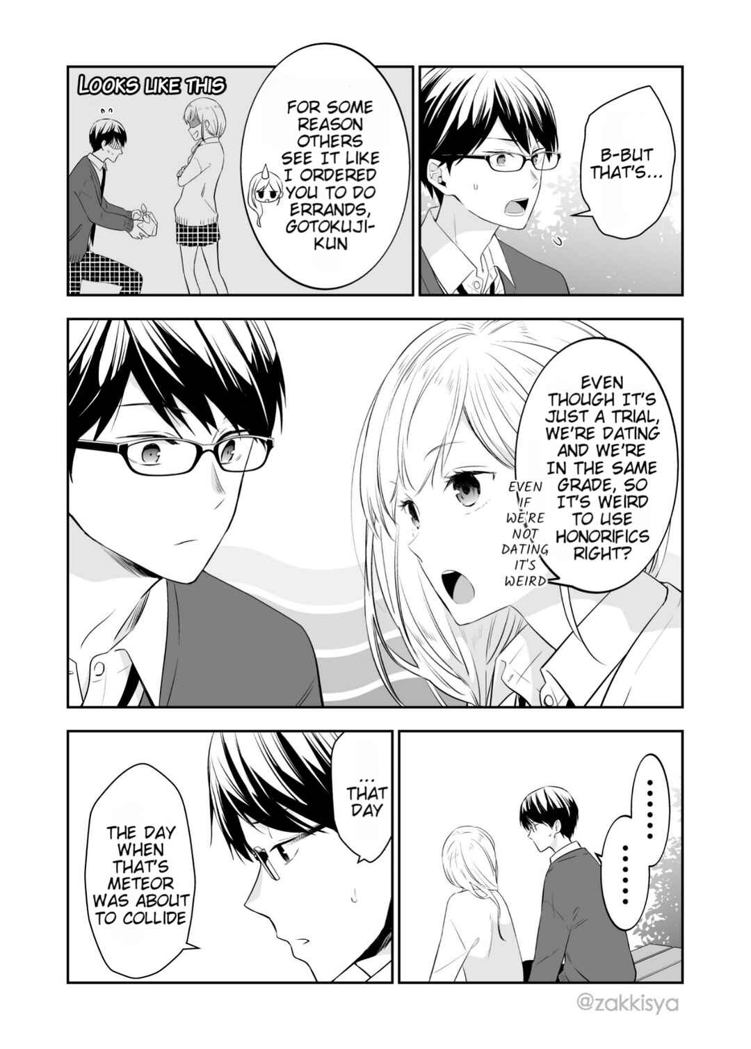 The World Will Be Destroyed Tomorrow, so I Want to Rub Your Boobs Chapter 13 - Page 2