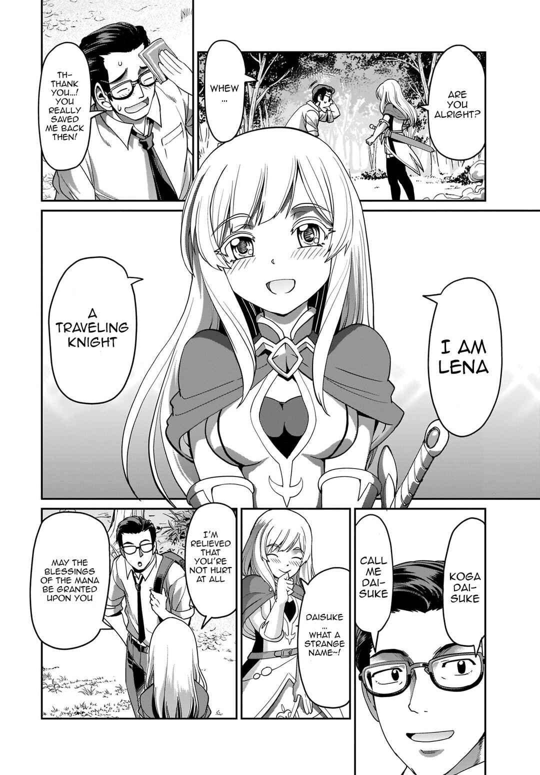 Isekai Shoukan Ojisan no Juu Musou Life ~Sabage-zuki Salaryman wa Kaisha Owari ni Isekai e Chokki Suru~ Chapter 1 - Page 10