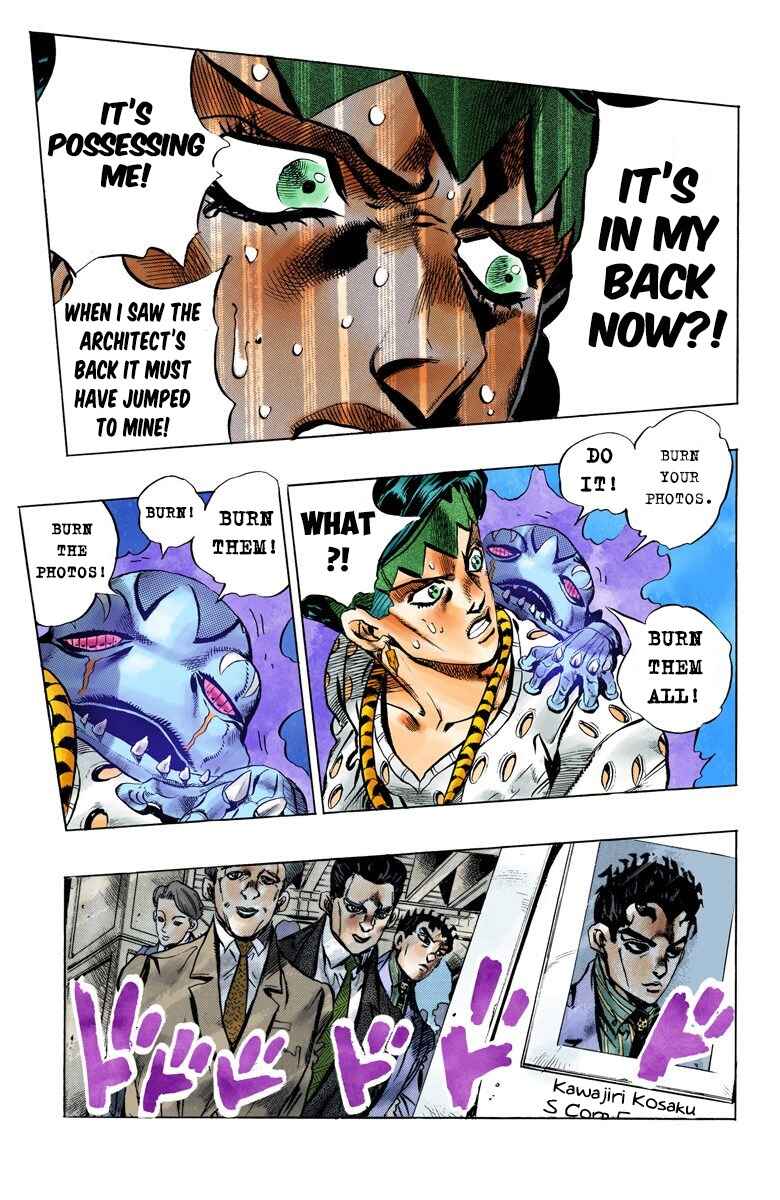 JoJo no Kimyou na Bouken: Part 4 - Diamond wa Kudakenai Color-ban Chapter 148 - Page 18