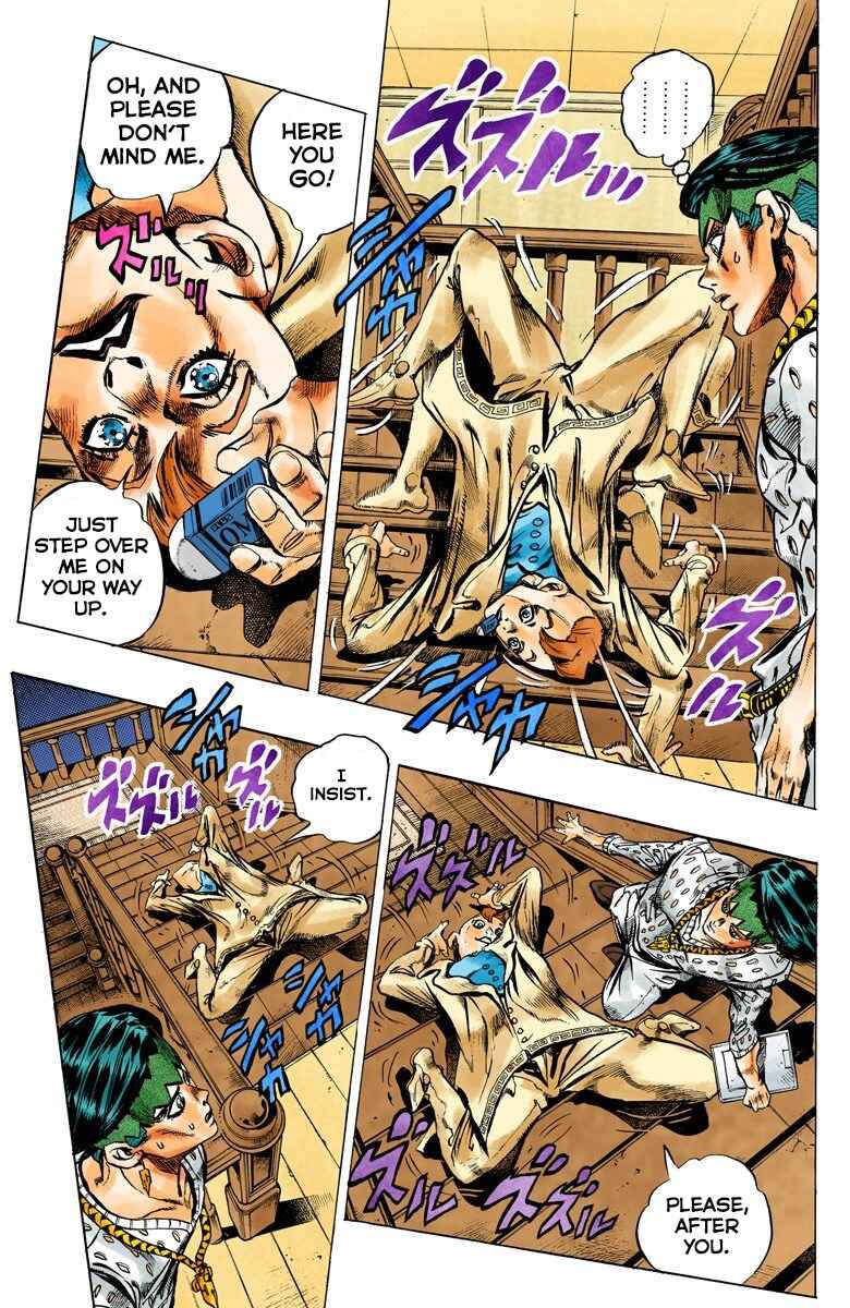 JoJo no Kimyou na Bouken: Part 4 - Diamond wa Kudakenai Color-ban Chapter 148 - Page 4
