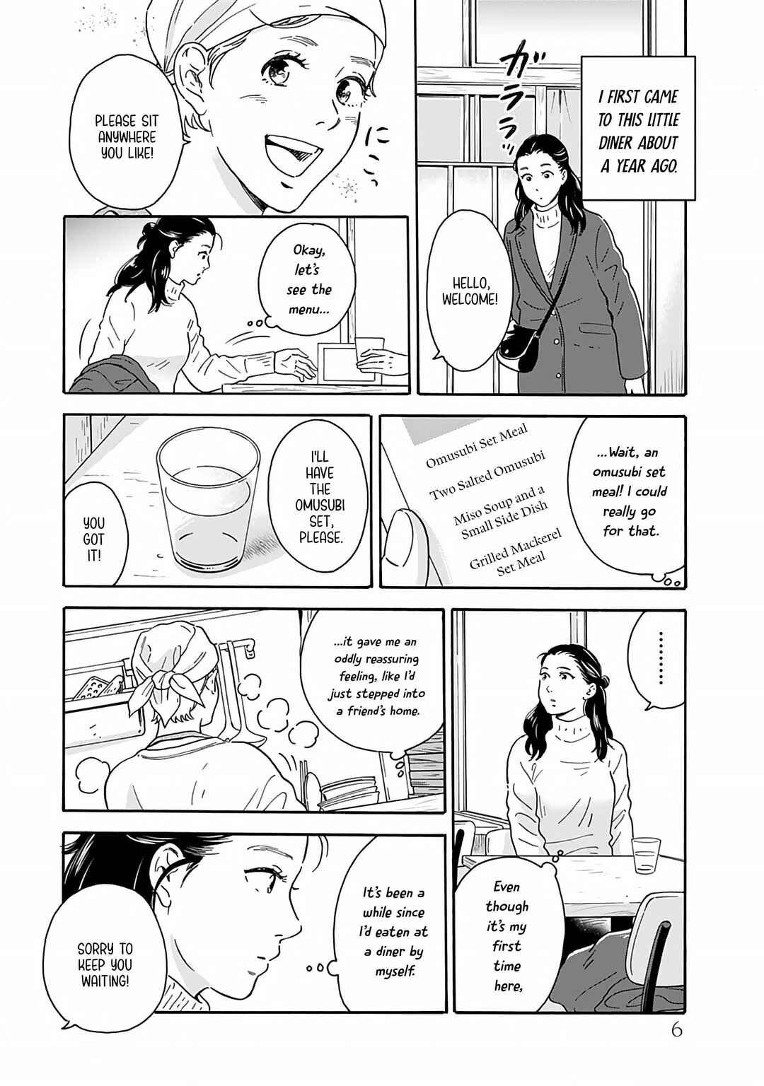 Akekure Noren - Kyou mo Dare ka no Tame no Shokudou Monogatari Chapter 1 - Page 7