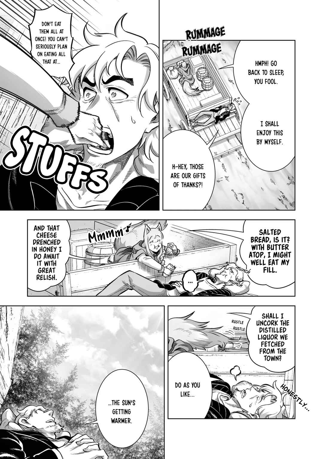 Ookami to Koushinryou: Spring Log Chapter 8 - Page 3