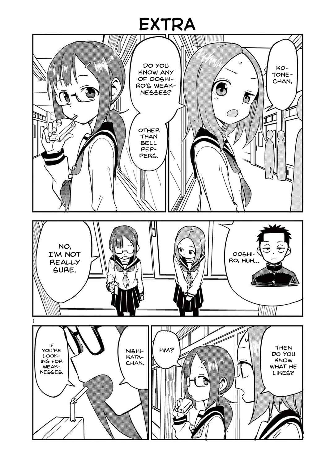 Karakai Jouzu no (Moto) Takagi-san Chapter 279.5 - Page 1