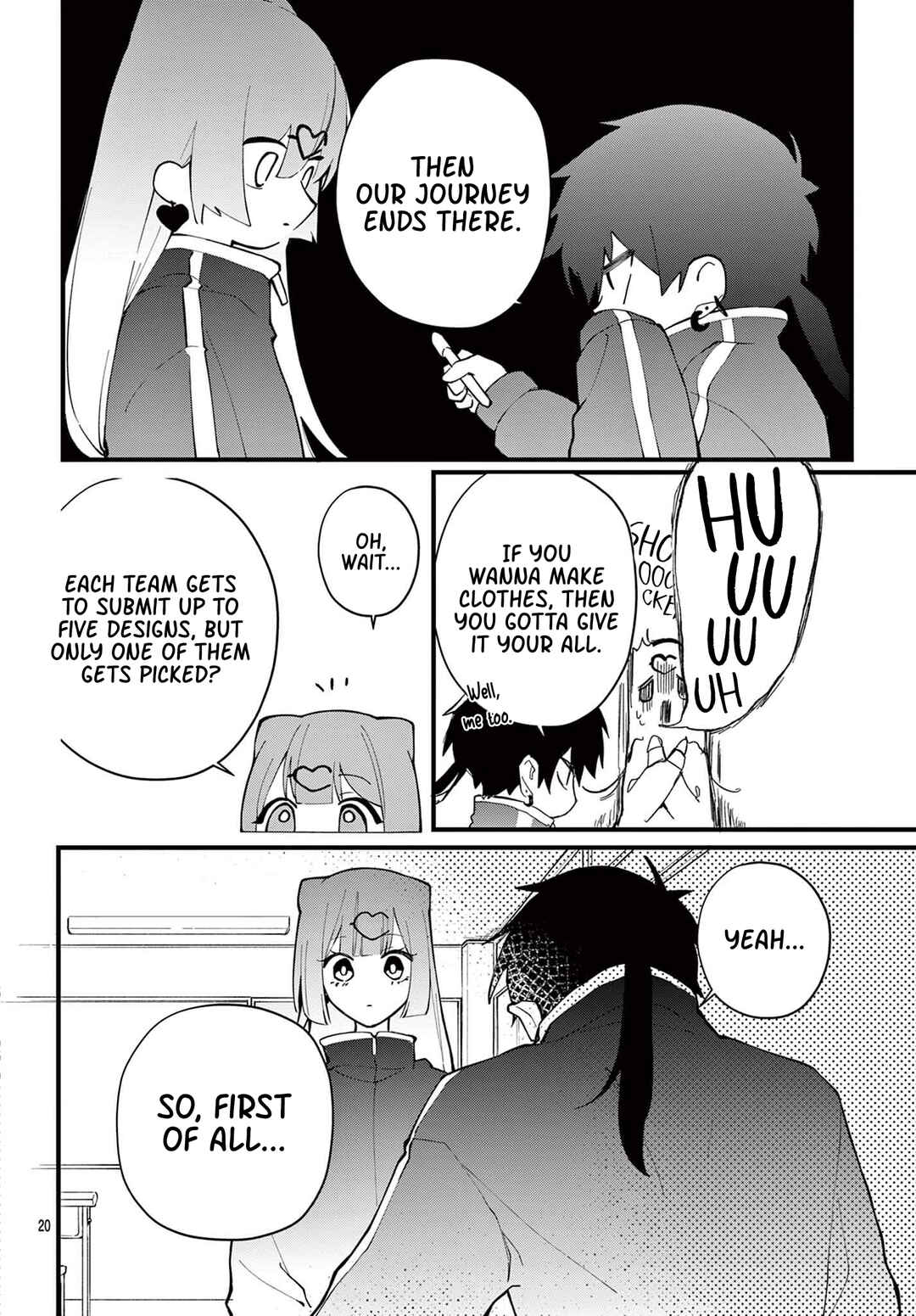 Gyaru to Couture: Ariake Momo wa Fuku wo Tsukutte Yuushou suru Koto ni shita Chapter 2 - Page 20