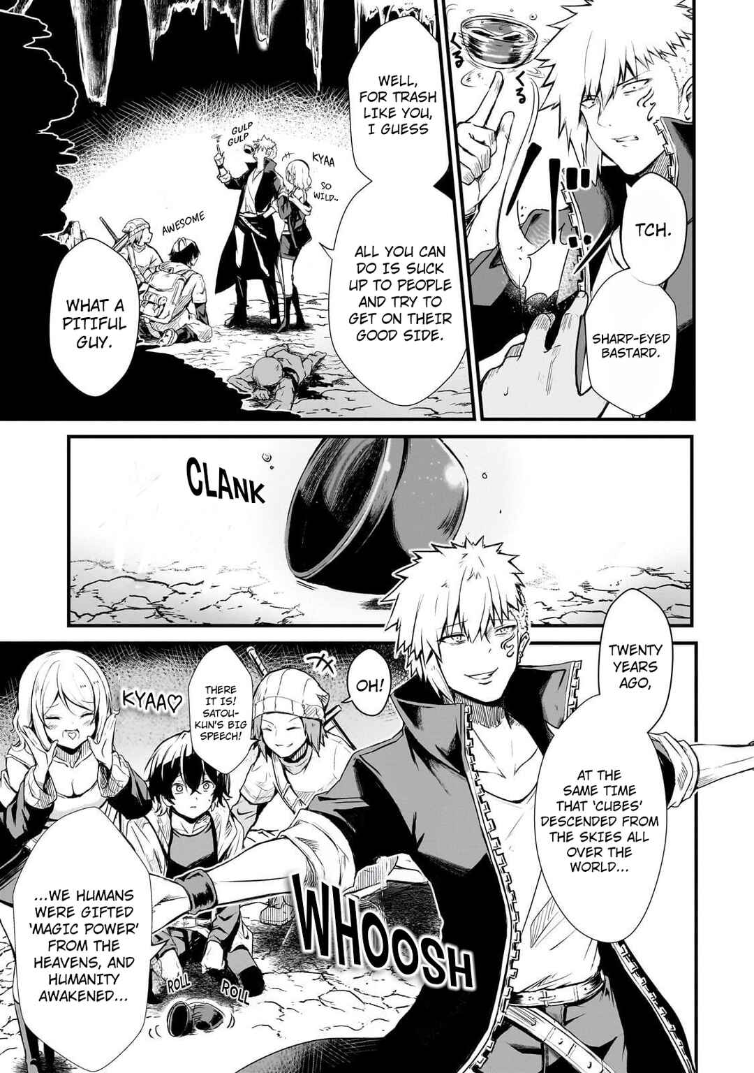 Hai no Sekai wa Kami-no-me de Irodoku: Ore dake Mieru Status de, Saijaku kara Saikyou e Kageagaru Chapter 1 - Page 9