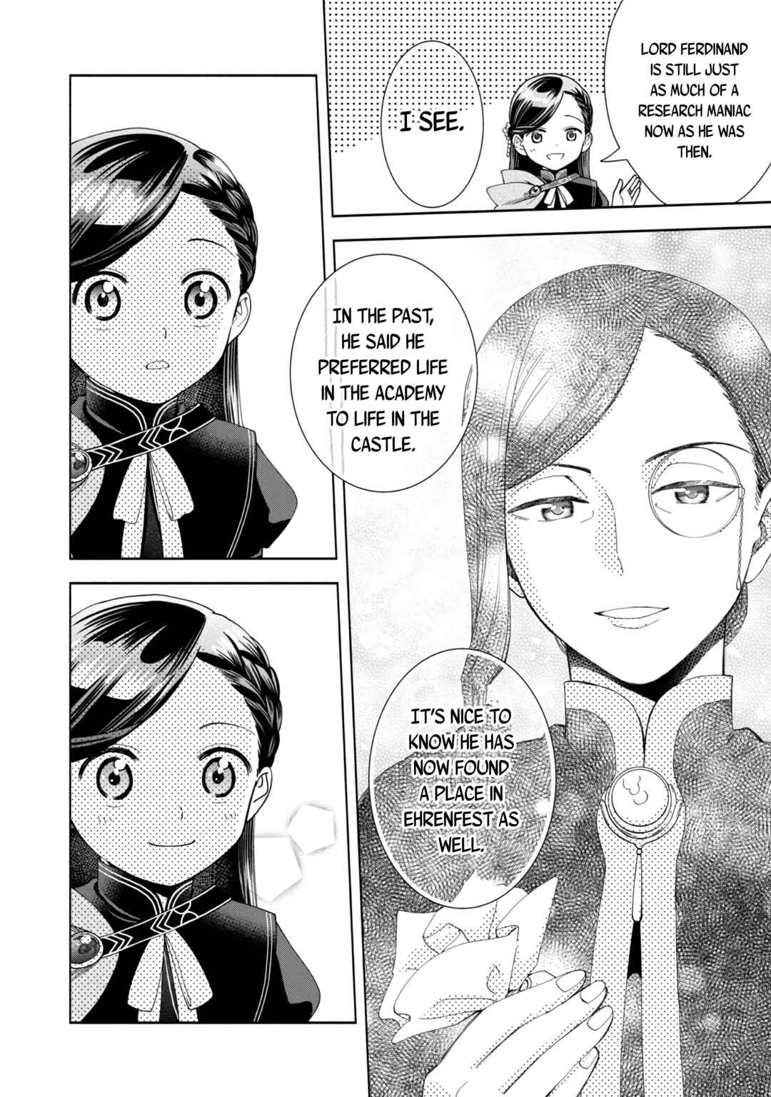 Honzuki no Gekokujou: Shisho ni Naru tame ni wa Shudan o Erandeiraremasen—Dai-4 Bu: Kizokuin no Toshokan o Sukuitai! Chapter 7 - Page 29
