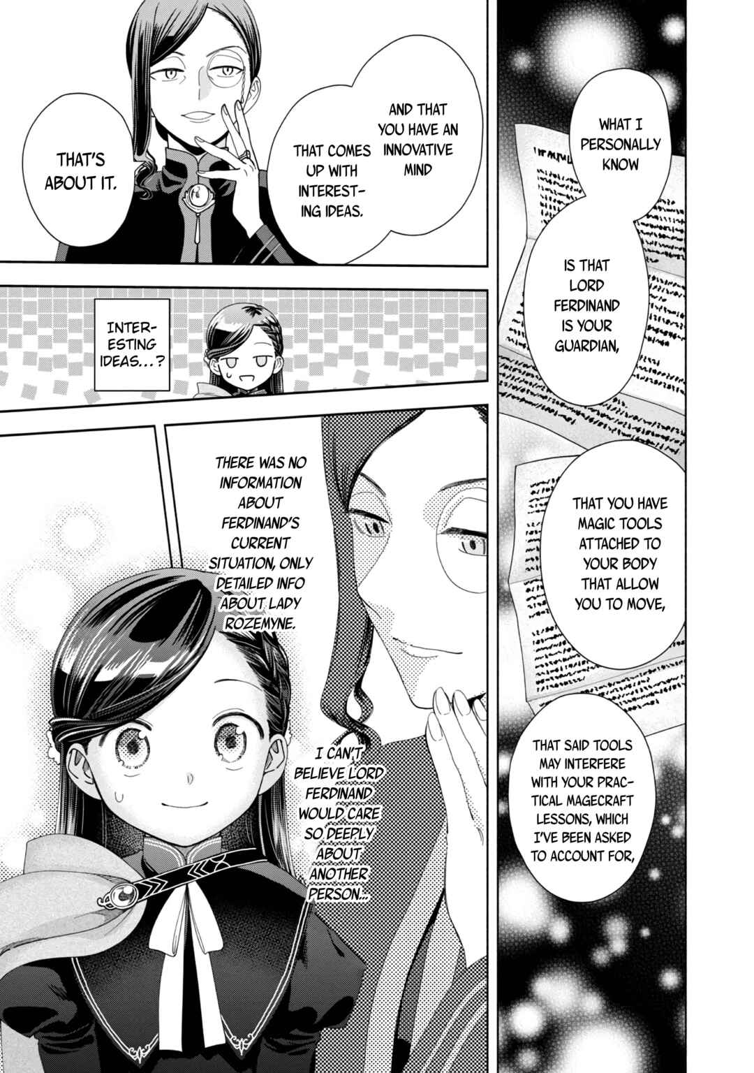 Honzuki no Gekokujou: Shisho ni Naru tame ni wa Shudan o Erandeiraremasen—Dai-4 Bu: Kizokuin no Toshokan o Sukuitai! Chapter 7 - Page 32