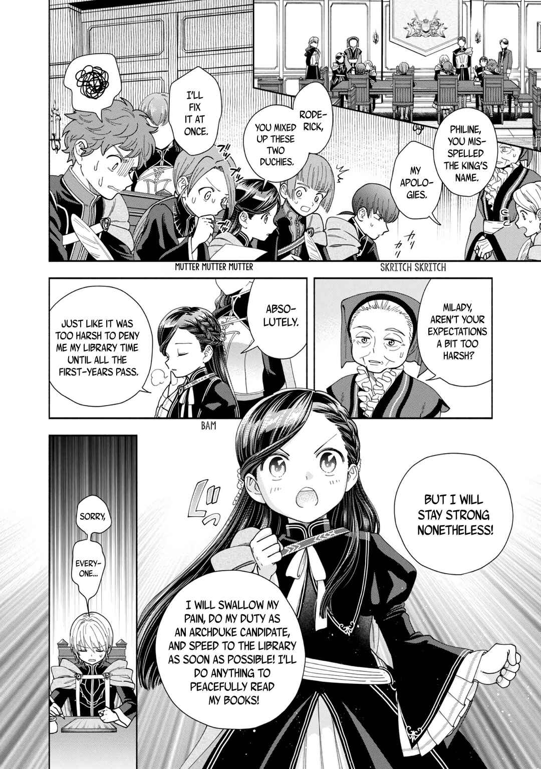 Honzuki no Gekokujou: Shisho ni Naru tame ni wa Shudan o Erandeiraremasen—Dai-4 Bu: Kizokuin no Toshokan o Sukuitai! Chapter 7 - Page 5