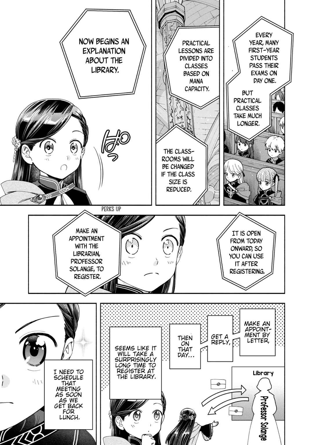 Honzuki no Gekokujou: Shisho ni Naru tame ni wa Shudan o Erandeiraremasen—Dai-4 Bu: Kizokuin no Toshokan o Sukuitai! Chapter 7 - Page 8
