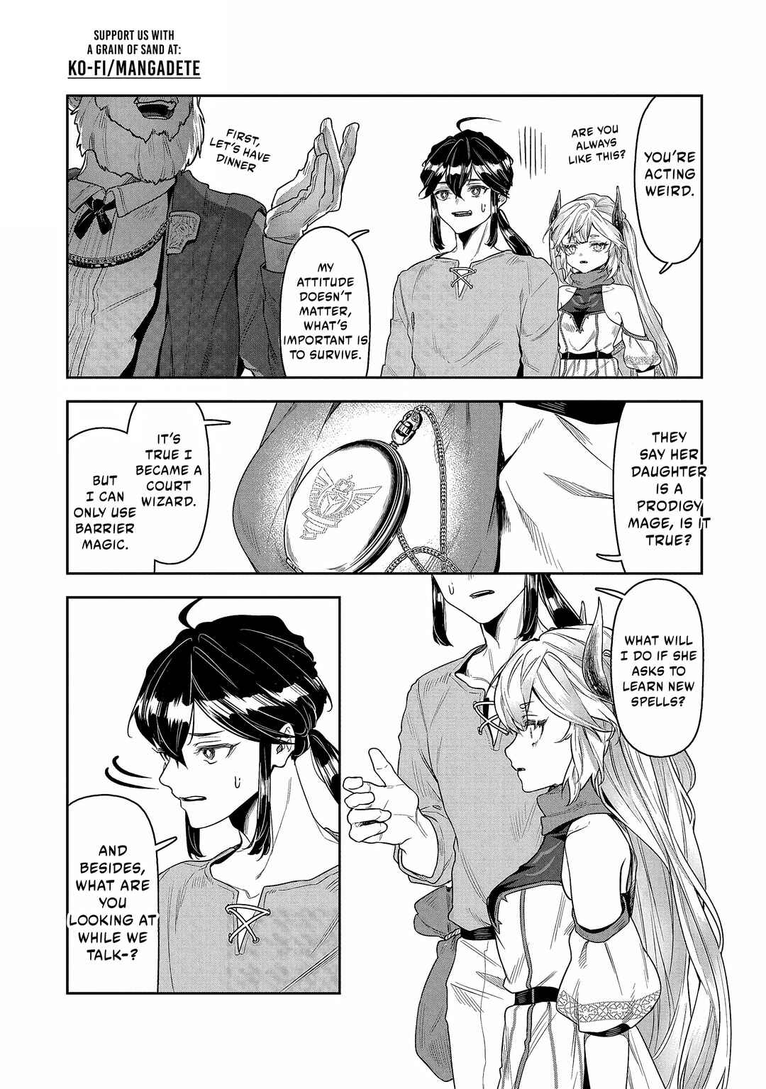 Kuni ni Saikyou no Barrier wo Hattara Heiwa ni Narisugite Tsuihousaremashita ~Ore no Mahou ga Yabasugite, Bijo to Mazoku ni Kakomarerun da ga!?~ Chapter 2 - Page 12