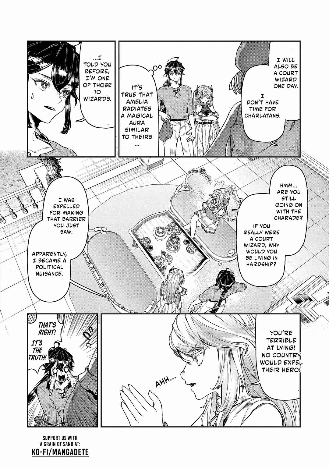 Kuni ni Saikyou no Barrier wo Hattara Heiwa ni Narisugite Tsuihousaremashita ~Ore no Mahou ga Yabasugite, Bijo to Mazoku ni Kakomarerun da ga!?~ Chapter 2 - Page 23