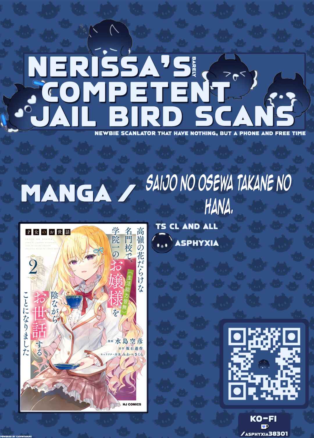 Saijo no Osewa - Takane no Hana-darake na Meimonkou de, Gakuin Ichi no Ojousama (Seikatsu Nouryoku Kaimu) wo Kagenagara Osewa Suru koto ni narimashita Chapter 21 - Page 1