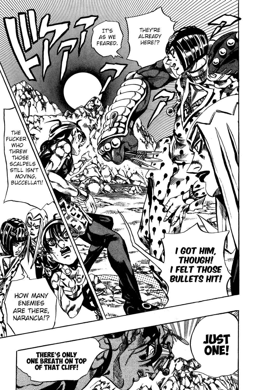 JoJo no Kimyou na Bouken: Part 5 - Ougon no Kaze Chapter 108 - Page 17