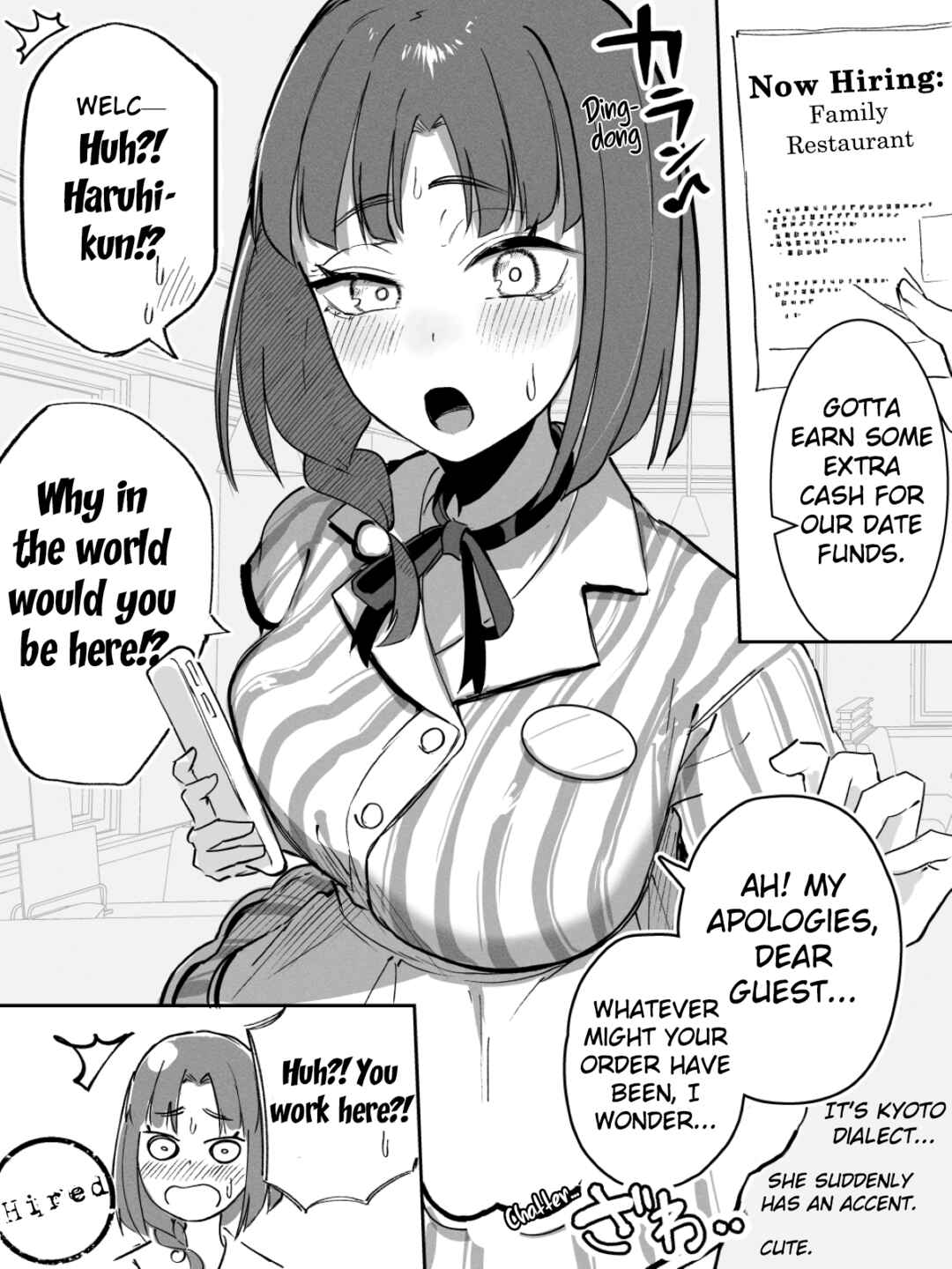 Kyoto-ben Nanoni Shoujiki Sugiru Onna Chapter 16 - Page 1