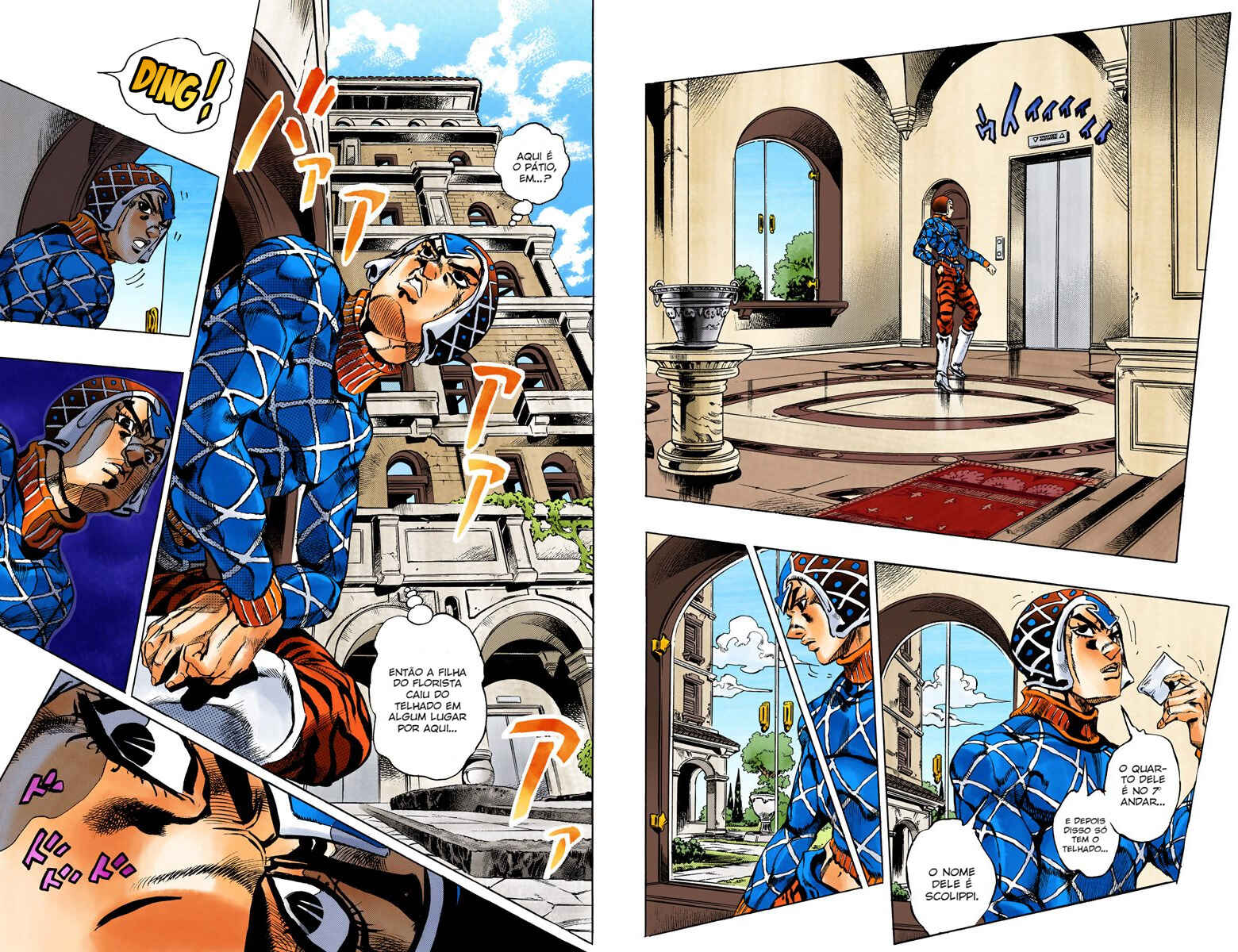 JoJo no Kimyou na Bouken: Part 5 - Ougon no Kaze Color-ban Chapter 152 - Page 8