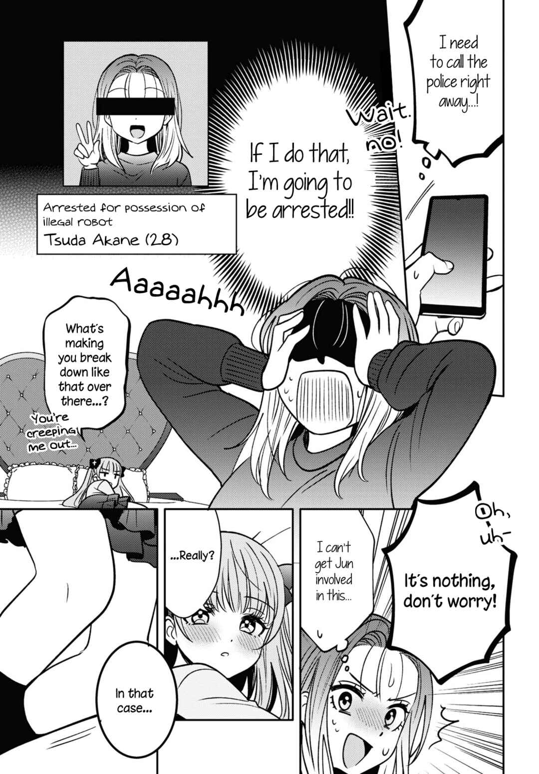 Android wa Keiken Ninzuu ni Hairimasu ka?? Chapter 16 - Page 7