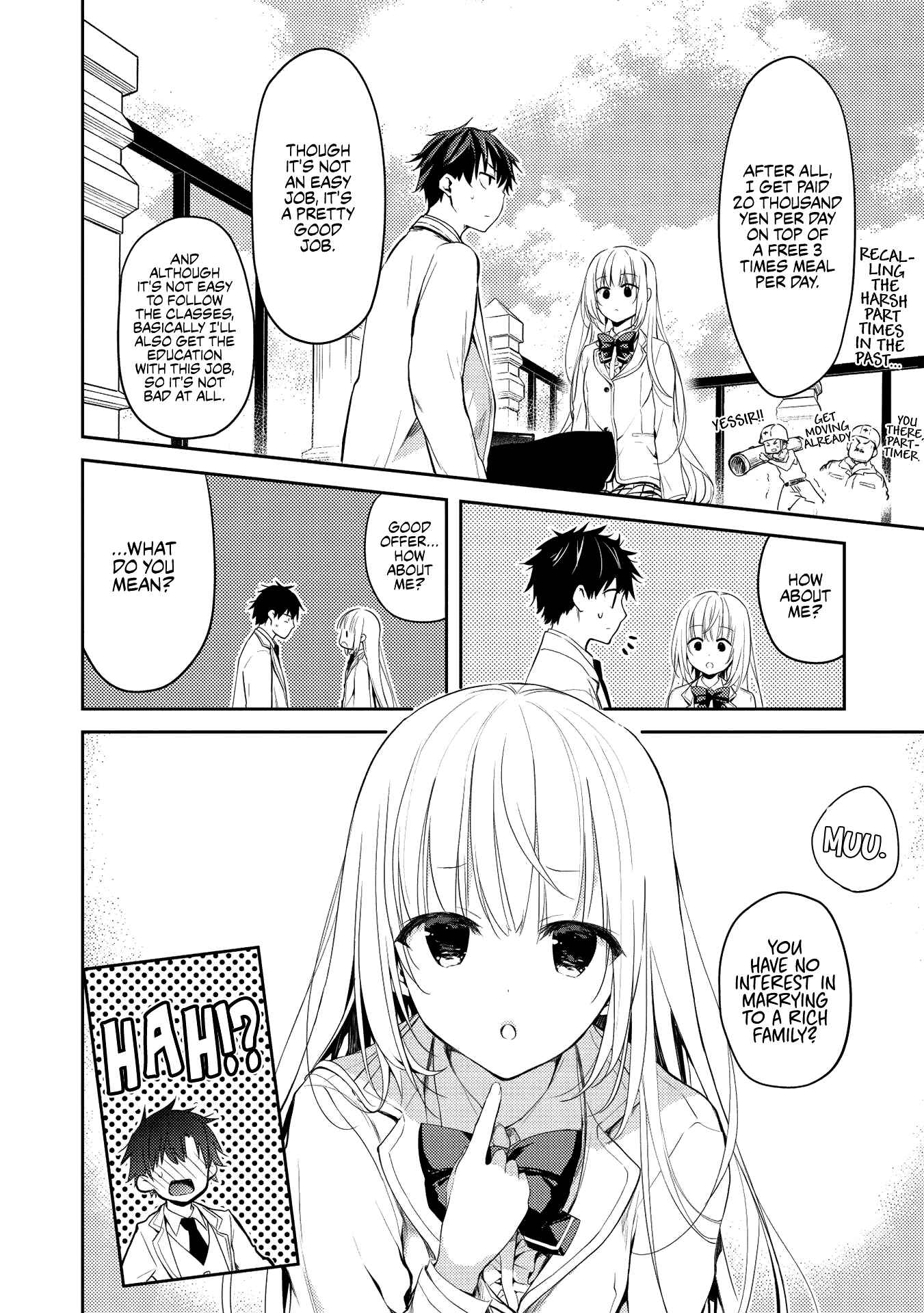 Saijo no Osewa - Takane no Hana-darake na Meimonkou de, Gakuin Ichi no Ojousama (Seikatsu Nouryoku Kaimu) wo Kagenagara Osewa Suru koto ni narimashita Chapter 4 - Page 9