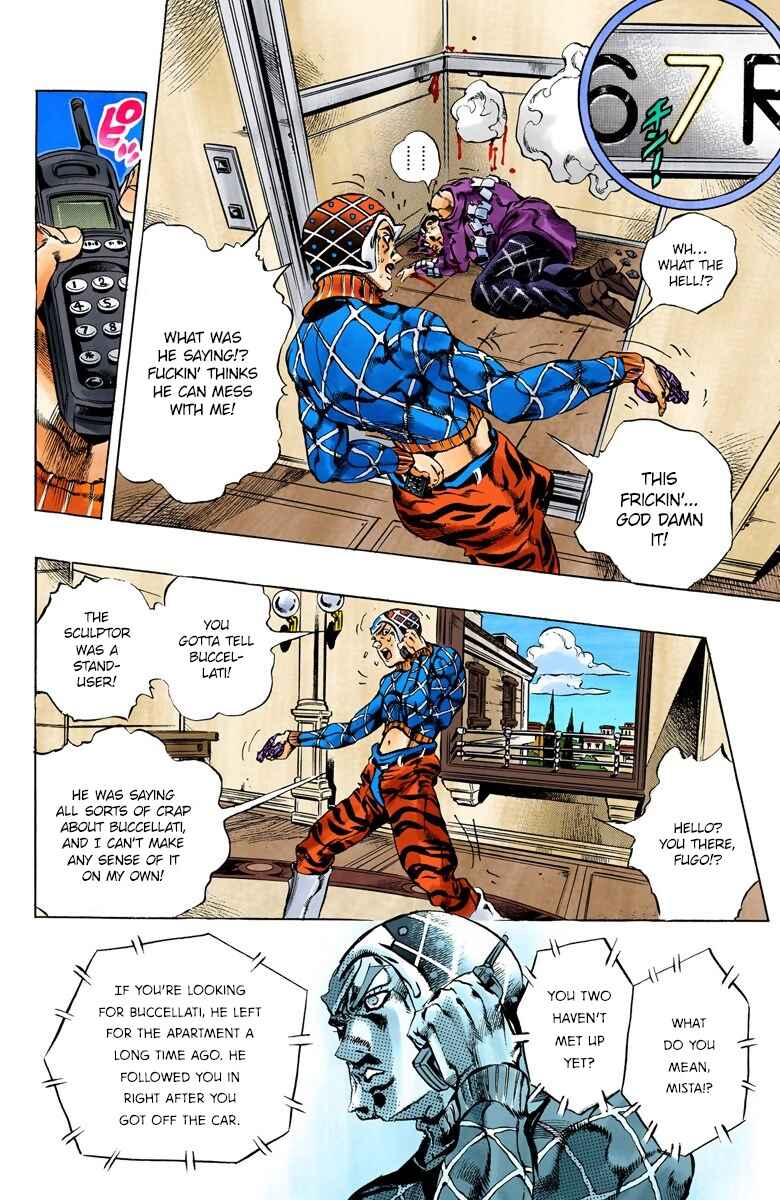 JoJo no Kimyou na Bouken: Part 5 - Ougon no Kaze Color-ban Chapter 153 - Page 18