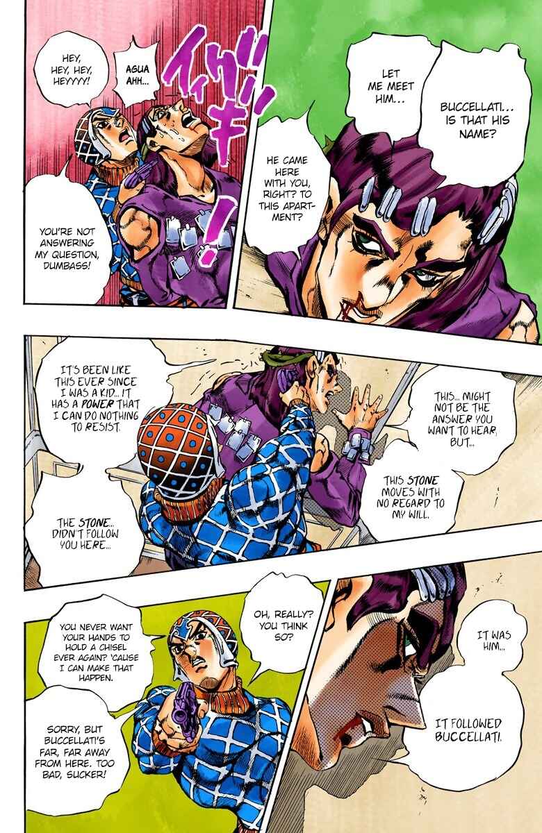 JoJo no Kimyou na Bouken: Part 5 - Ougon no Kaze Color-ban Chapter 153 - Page 8