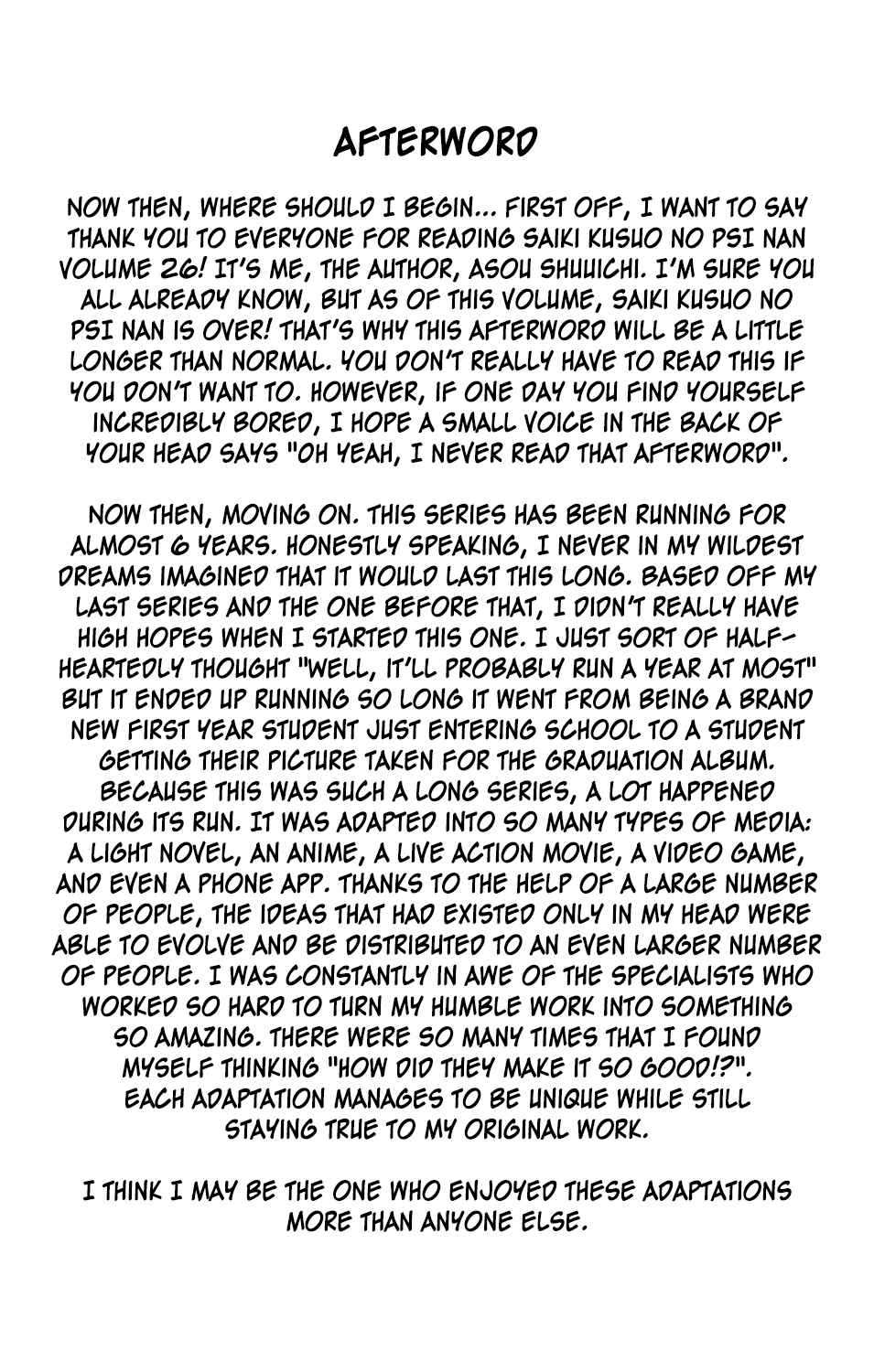 The Disastrous Life of Saiki K. Chapter 279 - Page 28