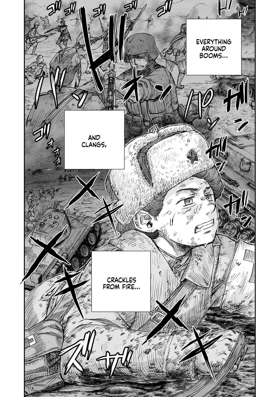 Sensou wa Onna no Kao wo Shiteinai Chapter 32.11 - Page 12