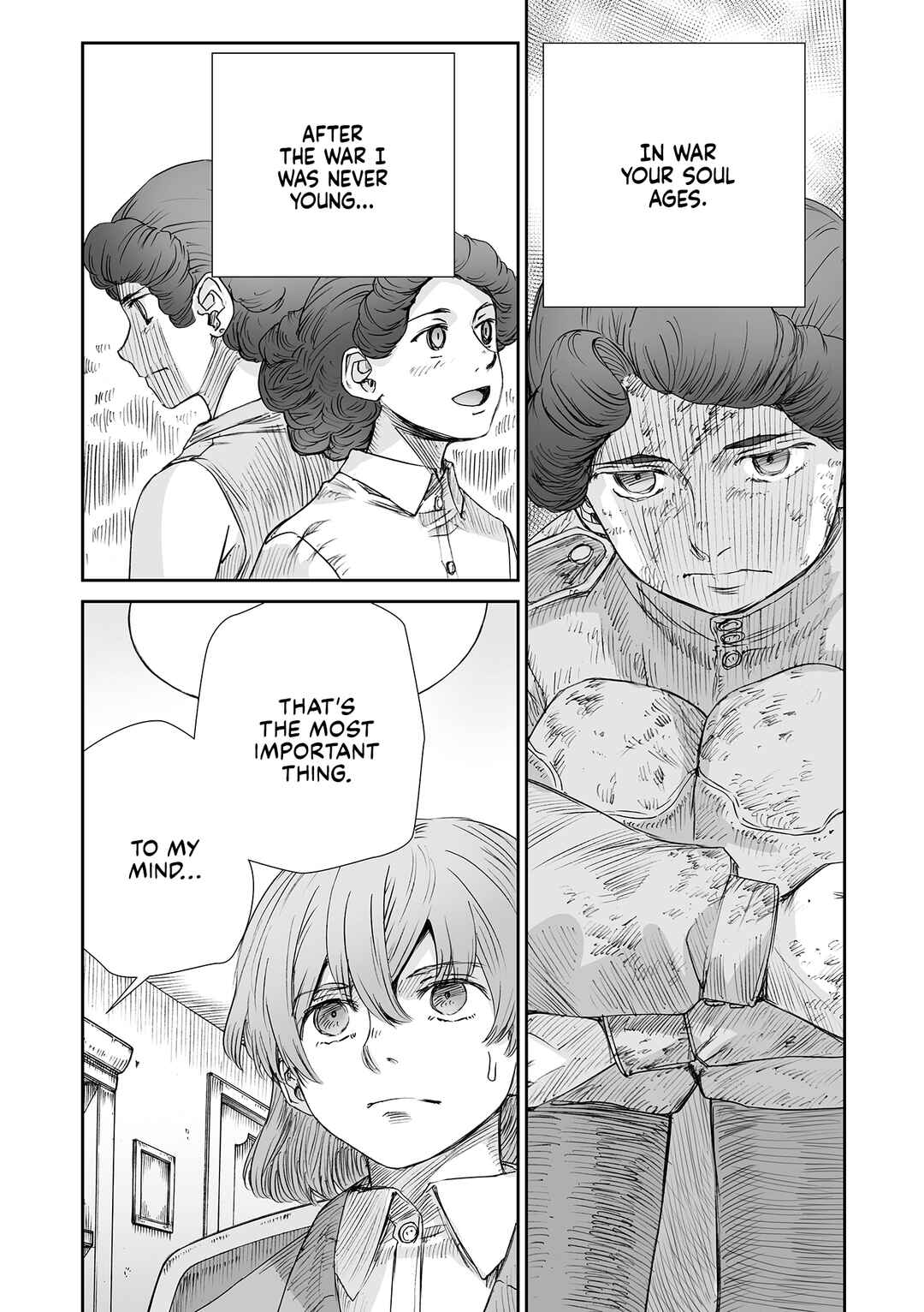 Sensou wa Onna no Kao wo Shiteinai Chapter 32.11 - Page 13