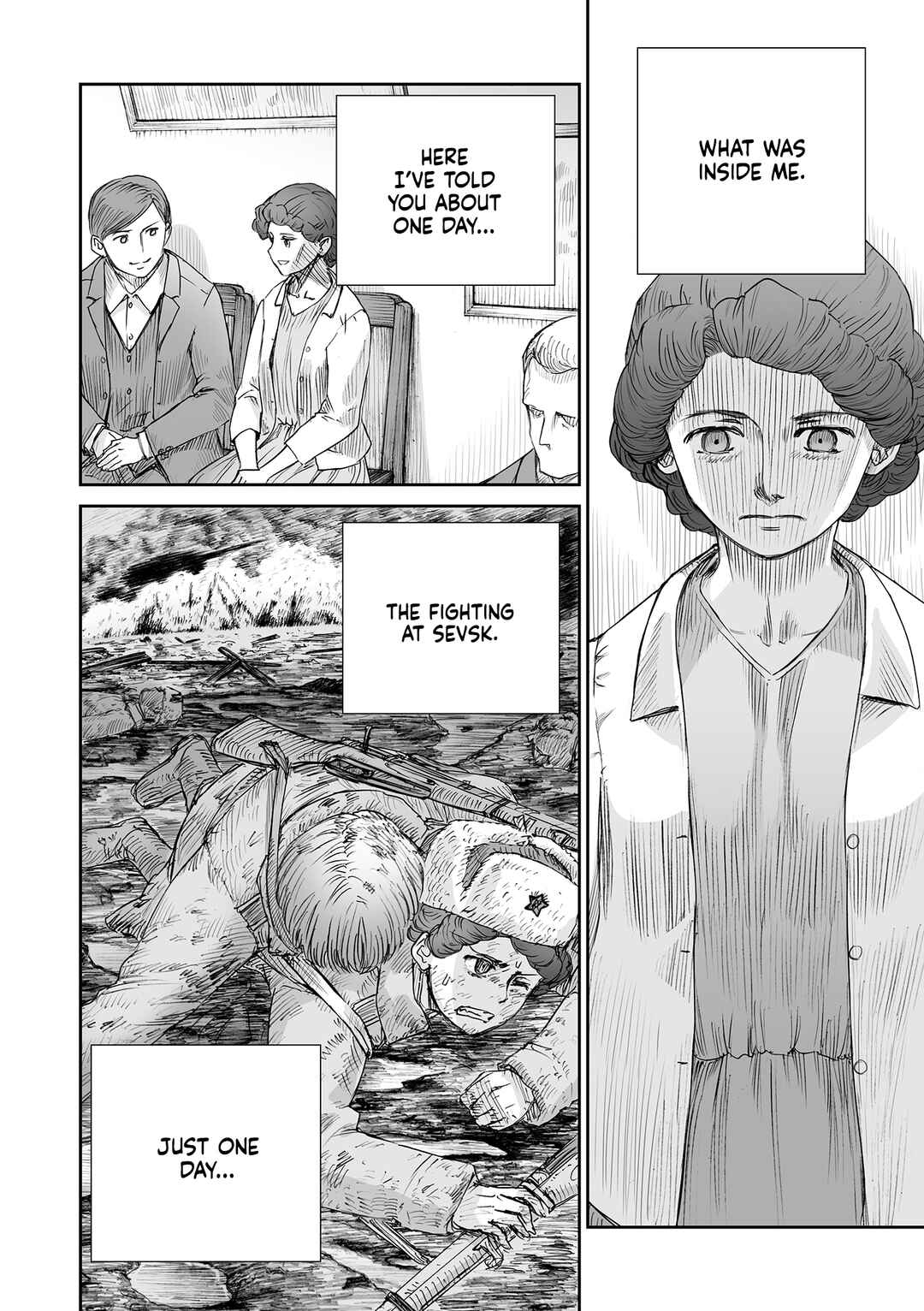 Sensou wa Onna no Kao wo Shiteinai Chapter 32.11 - Page 8