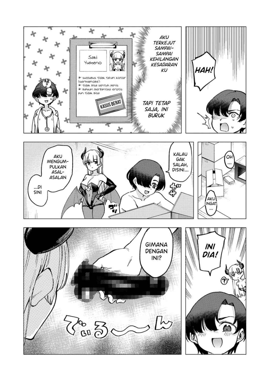 Keppeki Succubus wa ××× ga Okirai Chapter 2 - Page 9