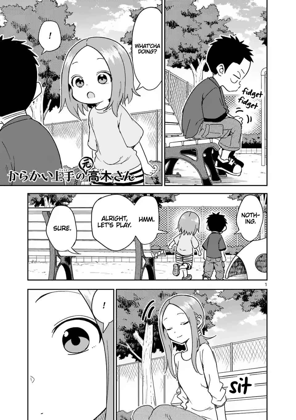 Karakai Jouzu no (Moto) Takagi-san Chapter 279 - Page 1