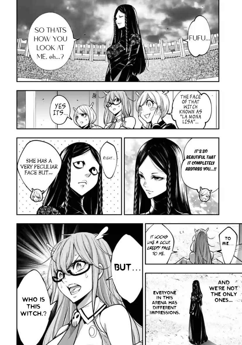 Majo Taisen - 32-nin no Isai no Majo wa Koroshiau Chapter 37 - Page 34