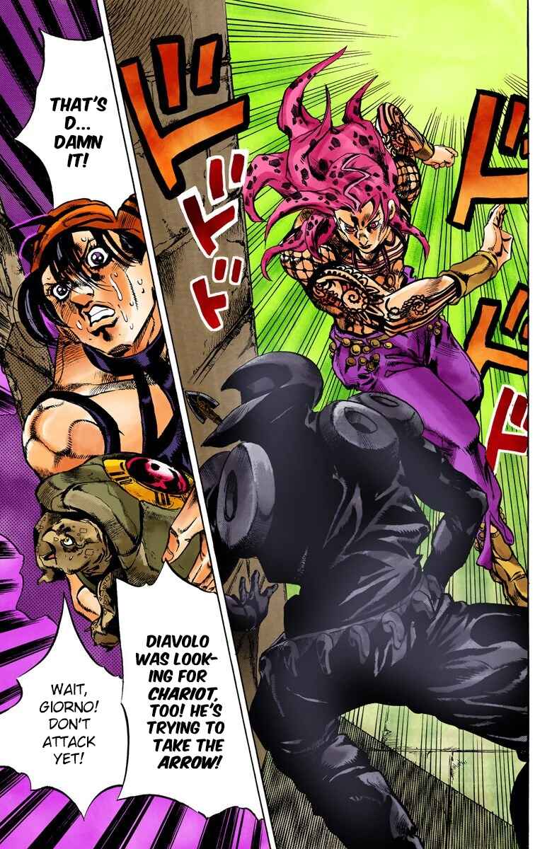 JoJo no Kimyou na Bouken: Part 5 - Ougon no Kaze Color-ban Chapter 135 - Page 17