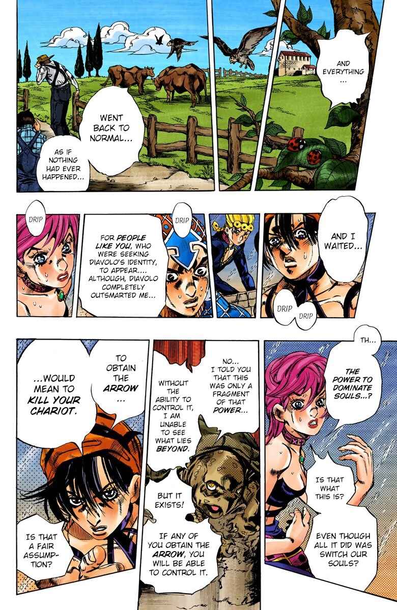 JoJo no Kimyou na Bouken: Part 5 - Ougon no Kaze Color-ban Chapter 135 - Page 8