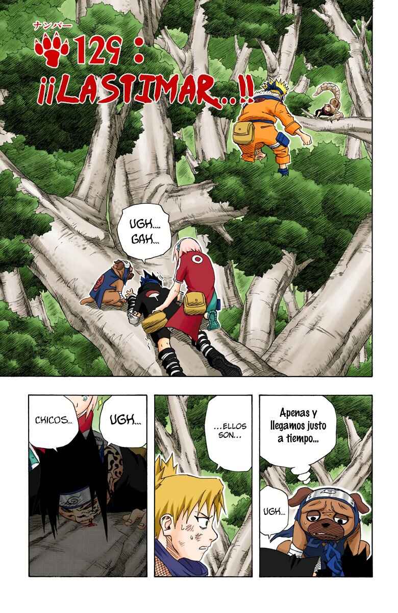 Naruto (Official Colored) Chapter 129 - Page 1