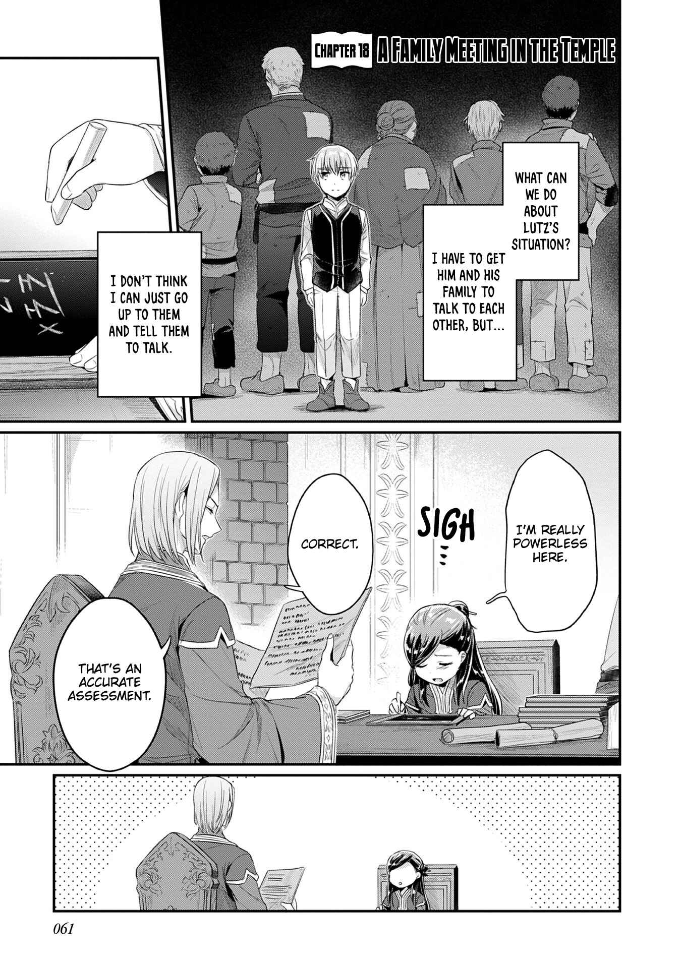 Honzuki no Gekokujou: Shisho ni Naru tame ni wa Shudan o Erandeiraremasen—Dai-2 Bu: Hon no Tamenara Miko ni Naru! Chapter 18 - Page 2