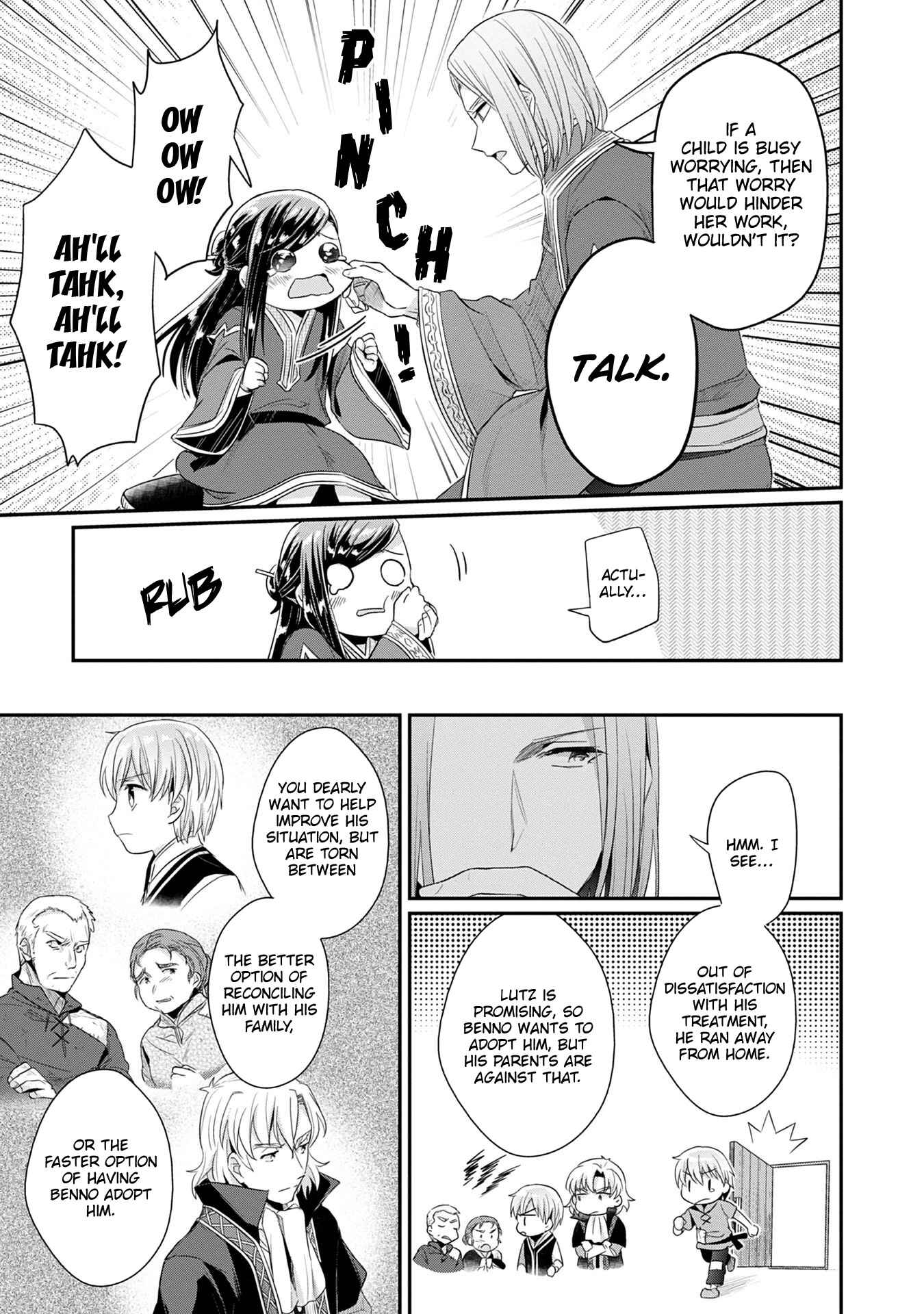 Honzuki no Gekokujou: Shisho ni Naru tame ni wa Shudan o Erandeiraremasen—Dai-2 Bu: Hon no Tamenara Miko ni Naru! Chapter 18 - Page 4