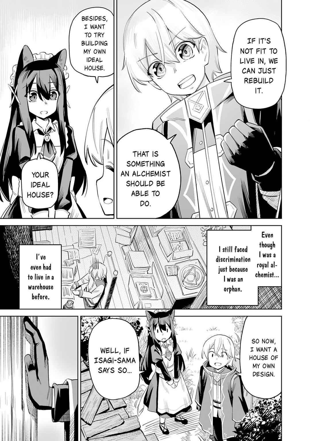 Kaikosareta Kyuutei Renkinjutsushi wa Henkyou de Dai Nouen wo Tsukuriageru ~Sokoku wo Oidasareta kedo, Saikyou Ryouchi de Slow Life wo Ouka suru~ Chapter 2 - Page 6