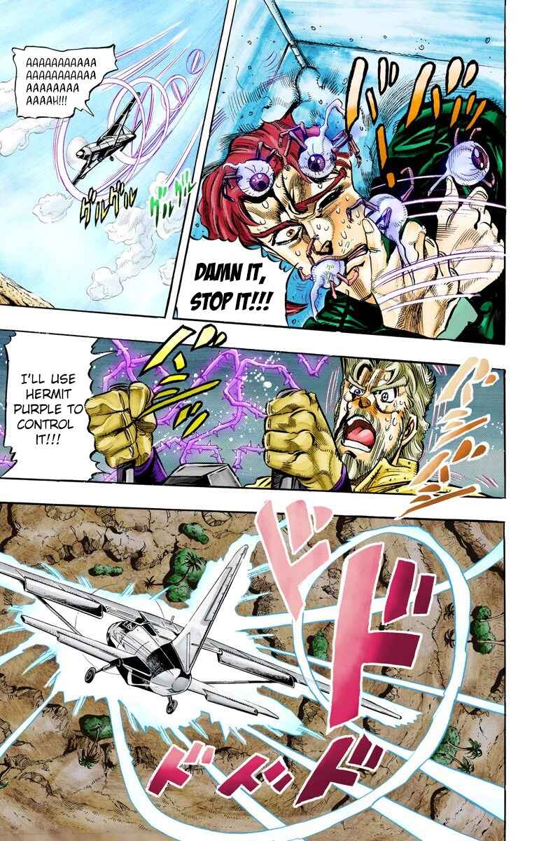 JoJo no Kimyou na Bouken: Part 3 - Stardust Crusaders Color-ban Chapter 57 - Page 9