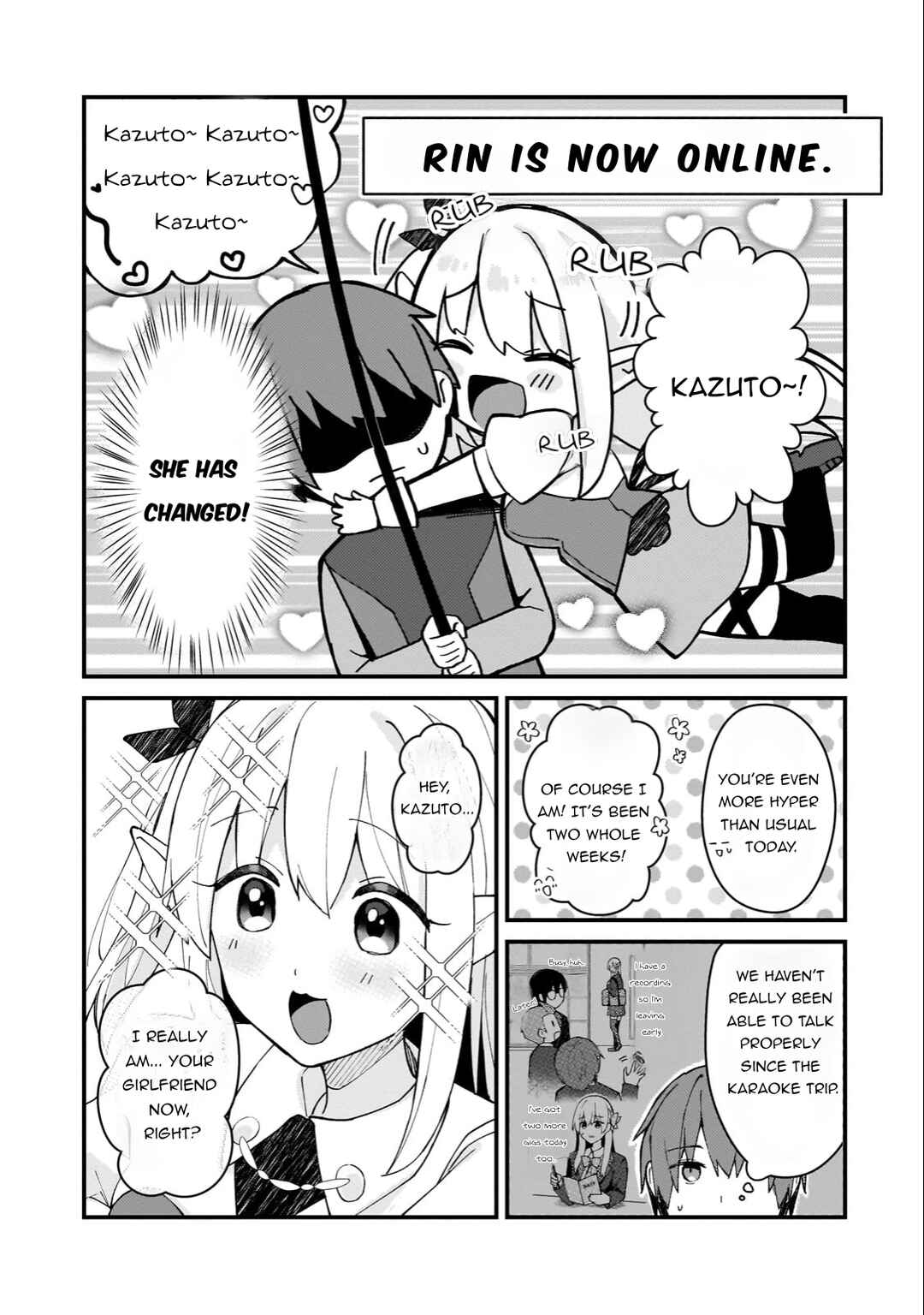 Netoge no Yome ga Ninki Idol datta: Cool kei no Kanojo wa Genjitsu demo Yome no Tsumori de Iru Chapter 36 - Page 3