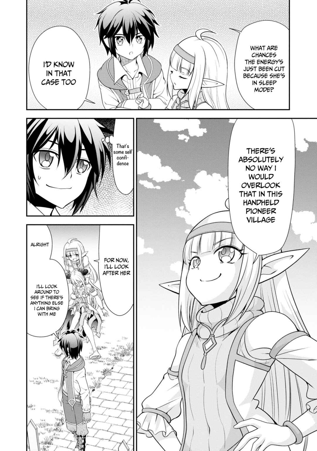 Tenohira Kaitaku Mura de Isekai Kenkokuki ~Fueteku Yome-tachi to Nonbiri Mujintou Life~ Chapter 46 - Page 21